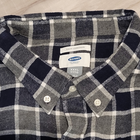 Never Worn Flannel Button Down - Picture 2 of 2